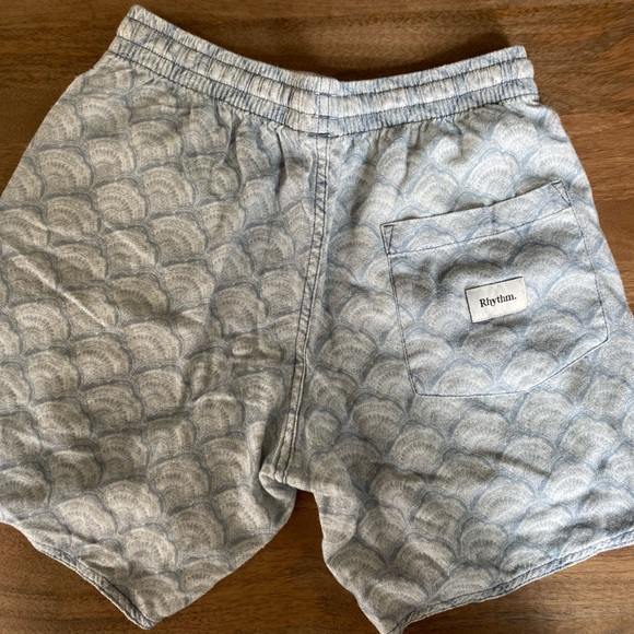 Rhythm Bivalve Jam Shorts 6” Linen Blend - Picture 7 of 7